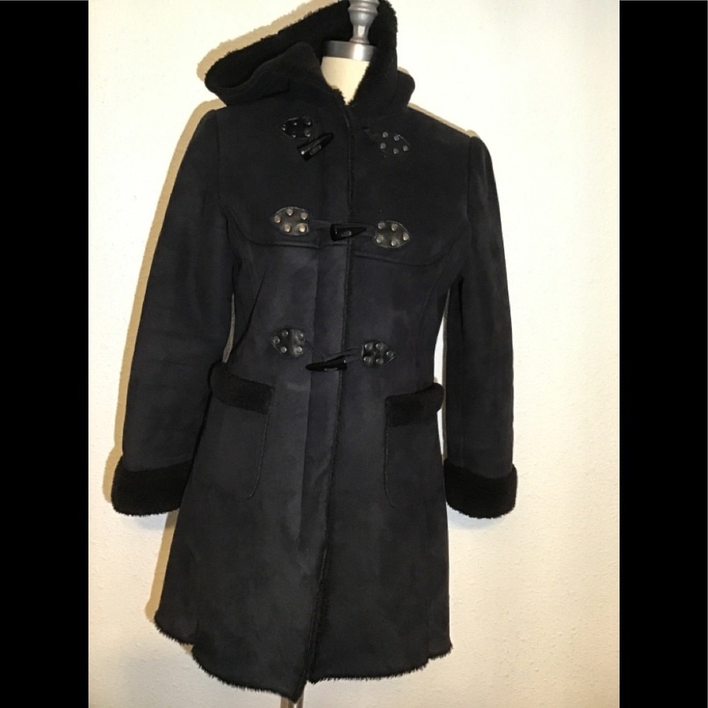 Rothschild black toggle hoodie jacket size XL